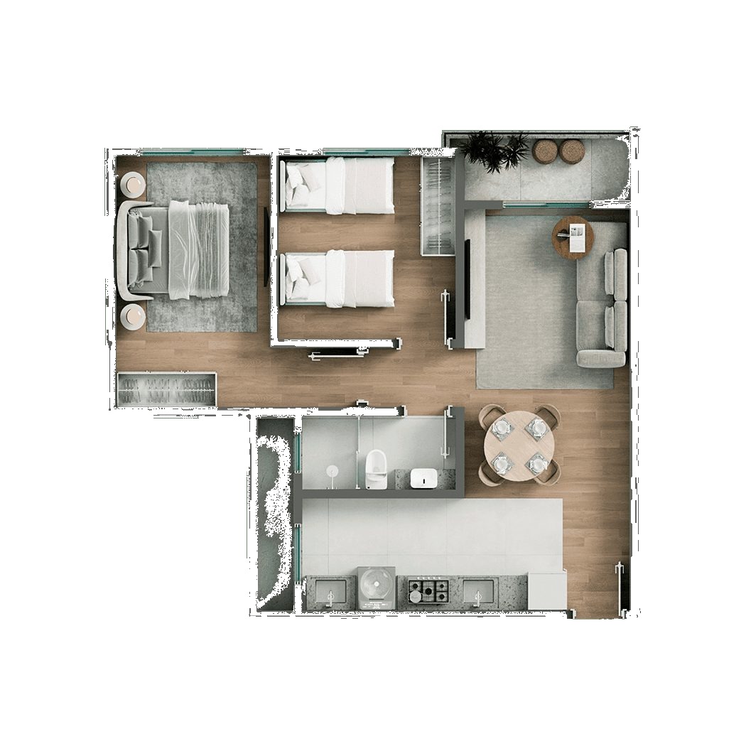 Planta 03 do Gran Mondrian