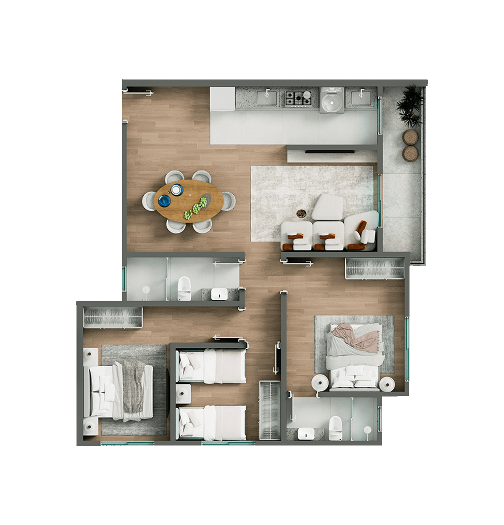 Planta 08 do Gran Mondrian