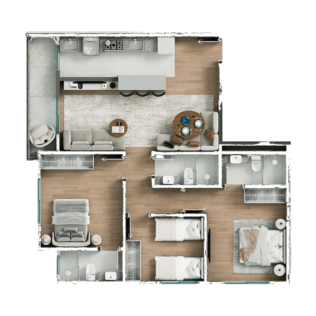Planta 02 do Gran Mondrian