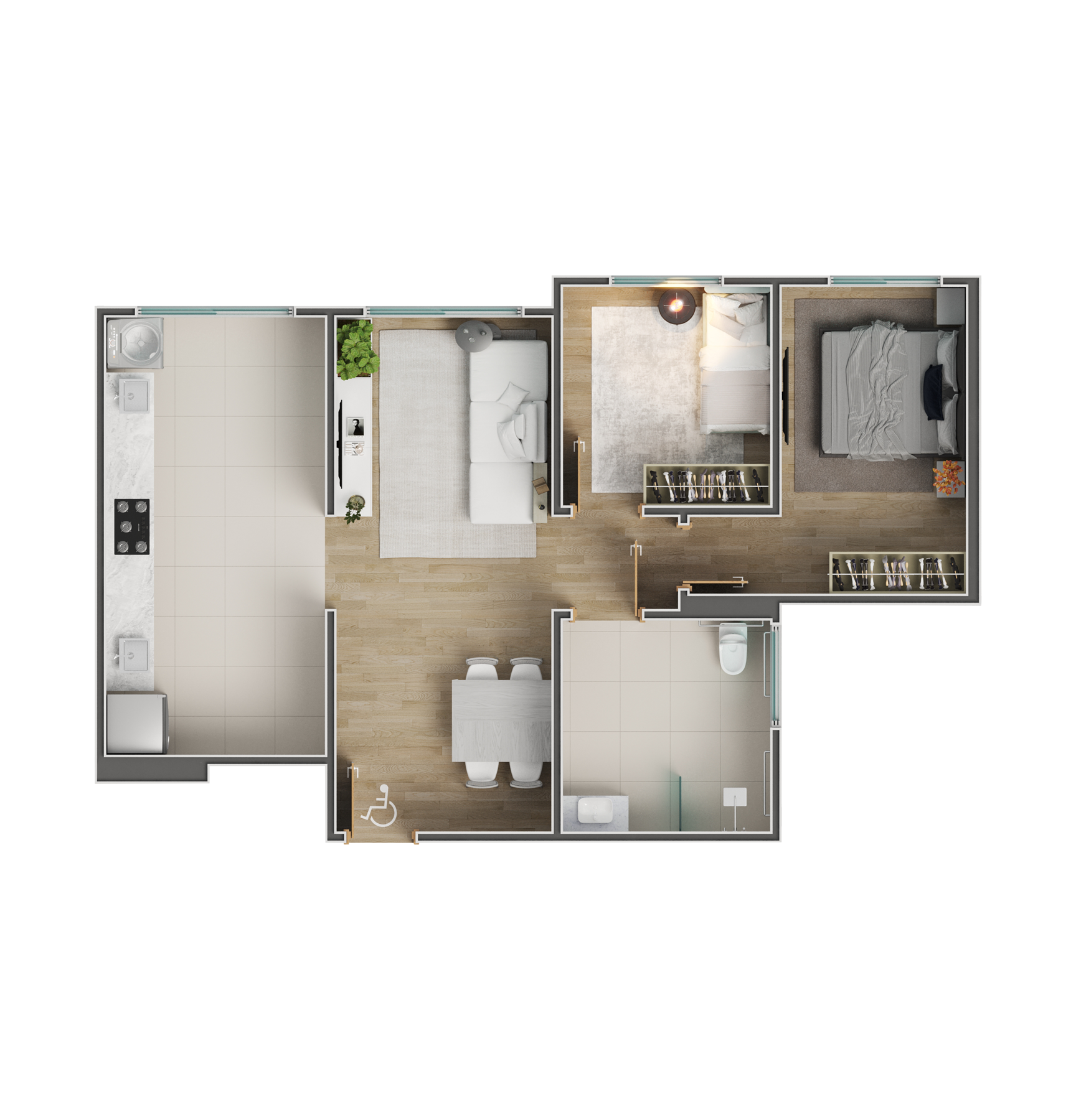 Planta do apartamento final 12