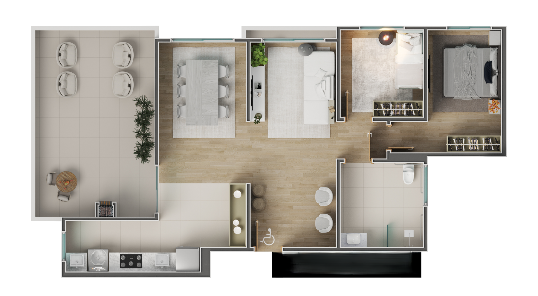 Planta do apartamento final 52