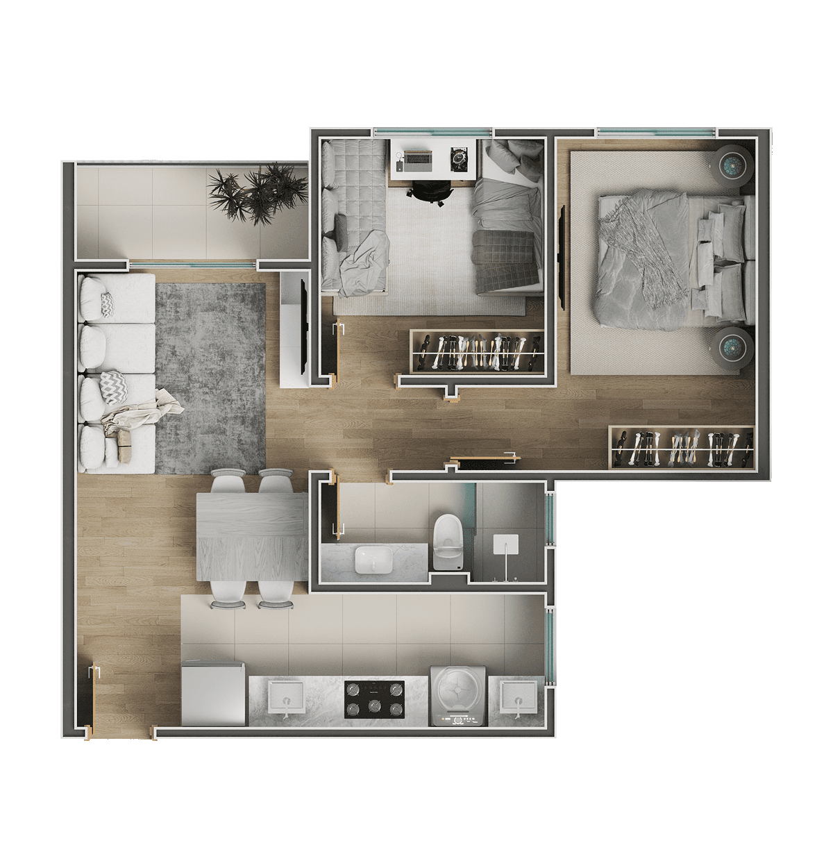 Planta 02 do Vivaldi Home Club