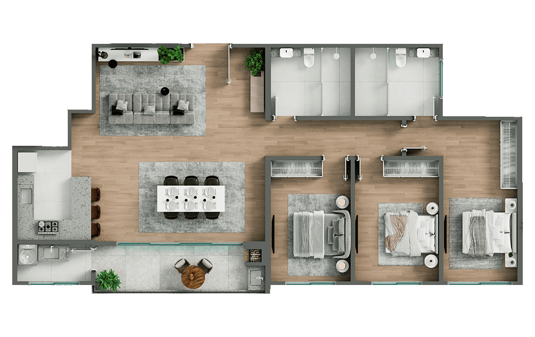 Planta 11 do Gran Mondrian